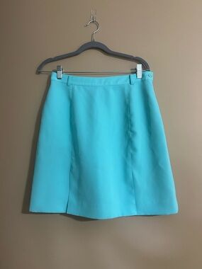 Astra Classic Microfiber Turquoise A-Line Skirt
